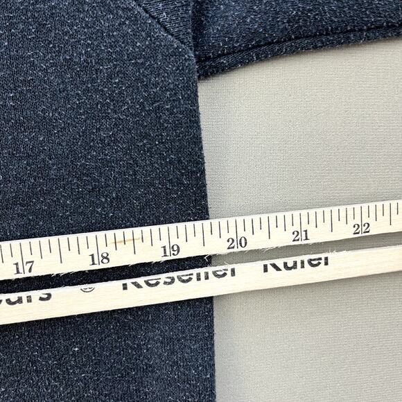 Vintage Cat Sweatshirt Womens Small Black Nature Kitten Eyes Goldfish USA 80s - Picture 10 of 11